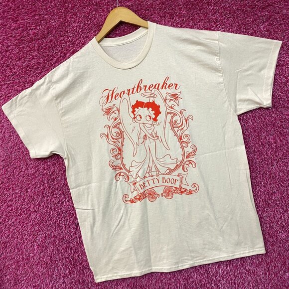 Betty Boop Heartbroken Graphic Design T-Shirt XL - Picture 3 of 4